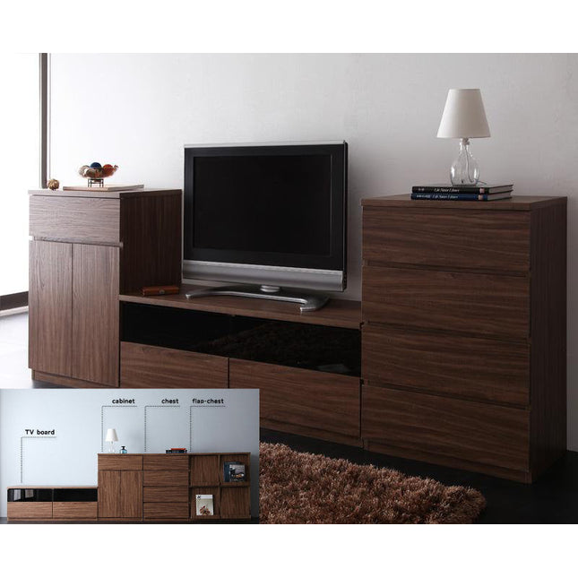 シンプルモダンリビングシリーズ nux ヌクス チェスト キャビネット テレビボード [00]